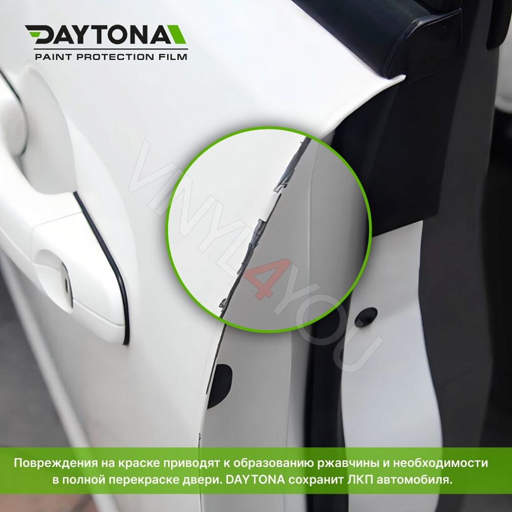 Защитная лента гибридный полиуретан DAYTONA PPF H300 ширина 3см (длина 5 м)