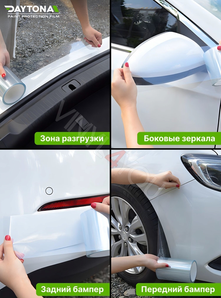 Защитная лента гибридный полиуретан DAYTONA PPF H300 ширина 5см